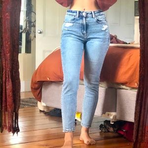 High Waisted Mom Jeans